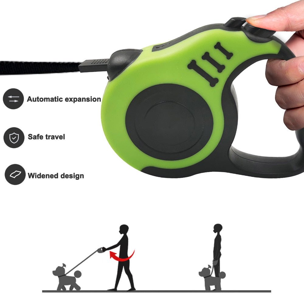 Automatic Retractable Dog Leash - Pet Plaza Boutique