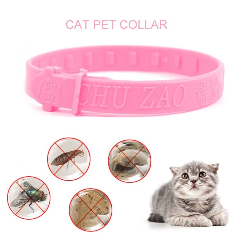 Cat Collar Anti Flea Ticks - Adjustable Pet Necklace - Pet Plaza Boutique