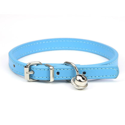 leather pets collar for dogs cats