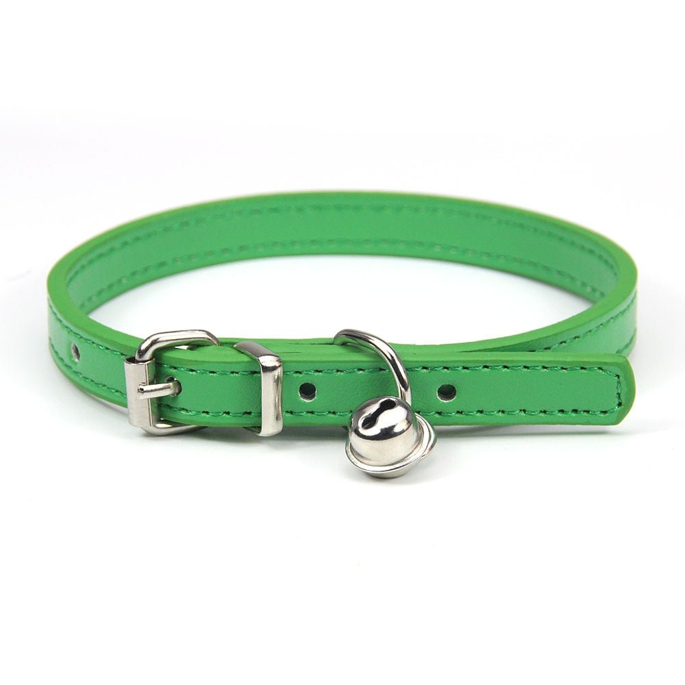 leather pets collar for dogs cats