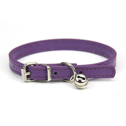 leather pets collar for dogs cats