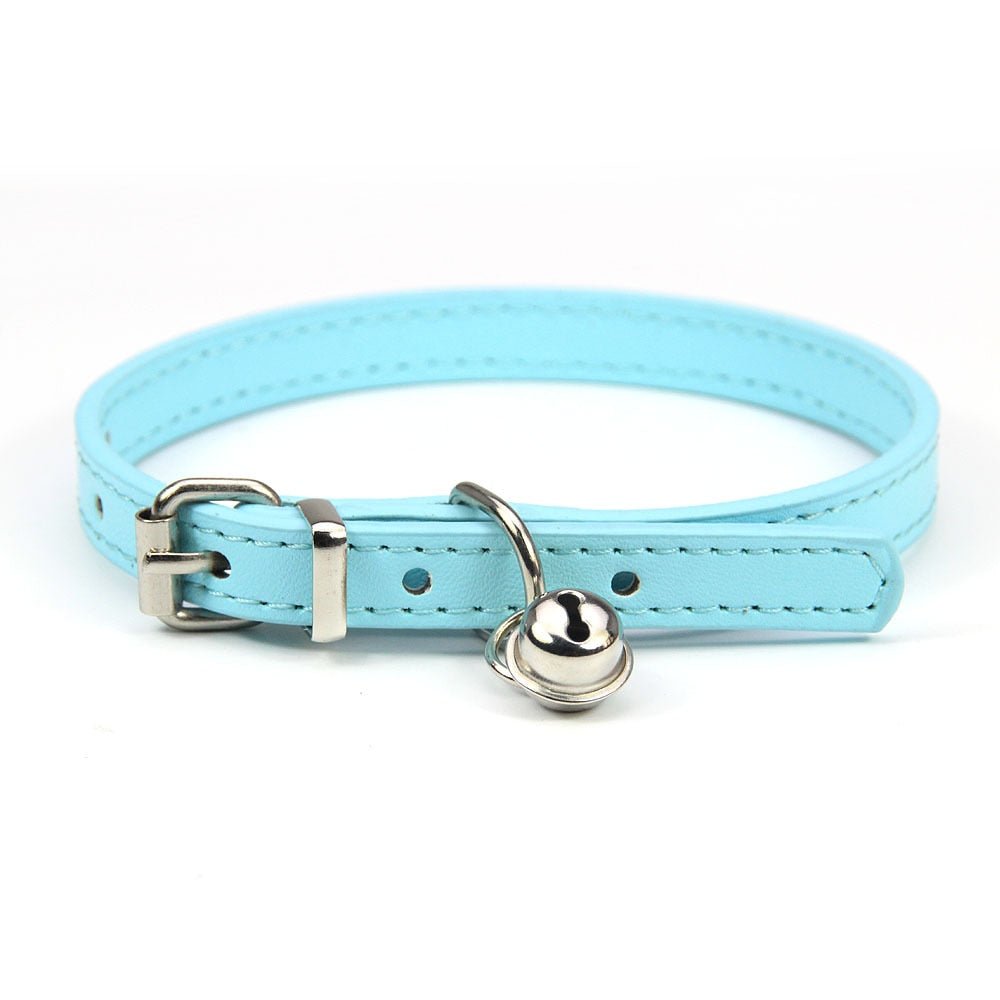 leather pets collar for dogs cats