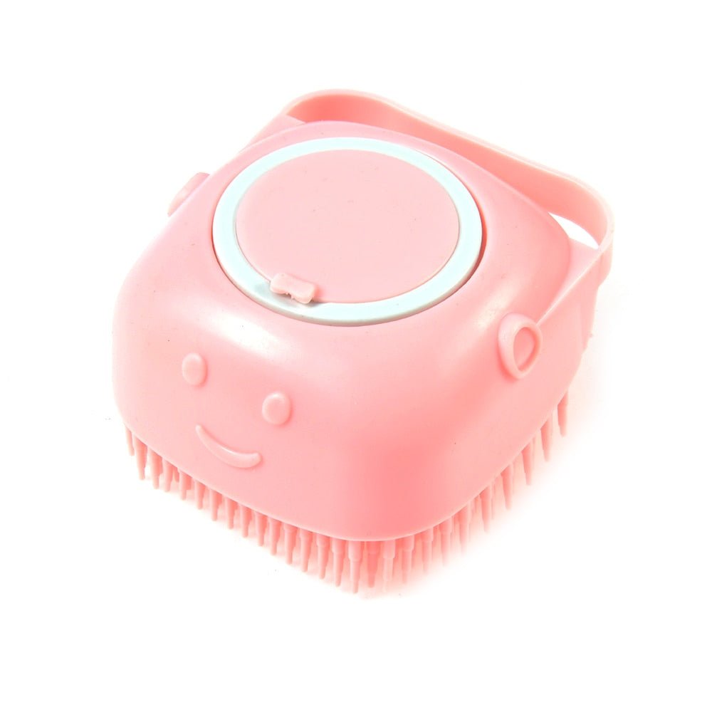 pet silicone bath brush