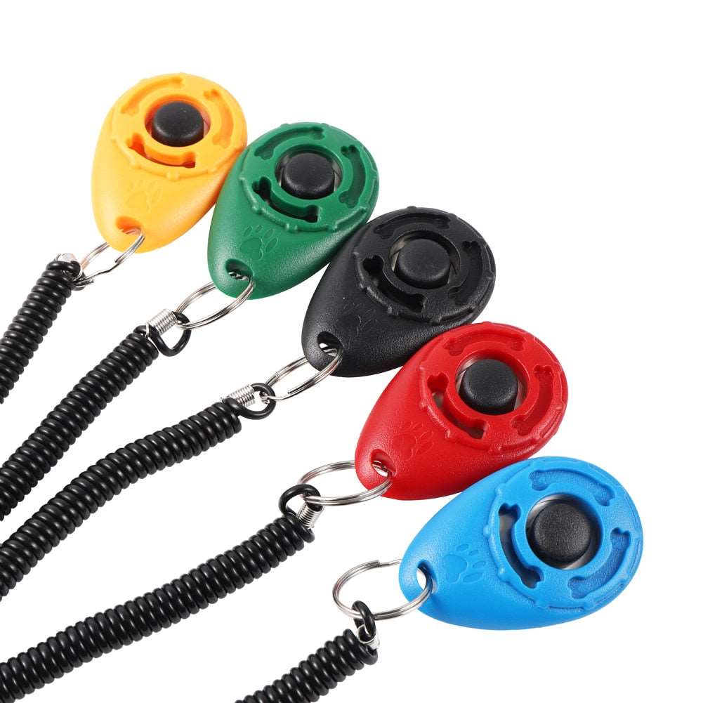 pet dog clicker training clicker with adjustable sound comfortable grip