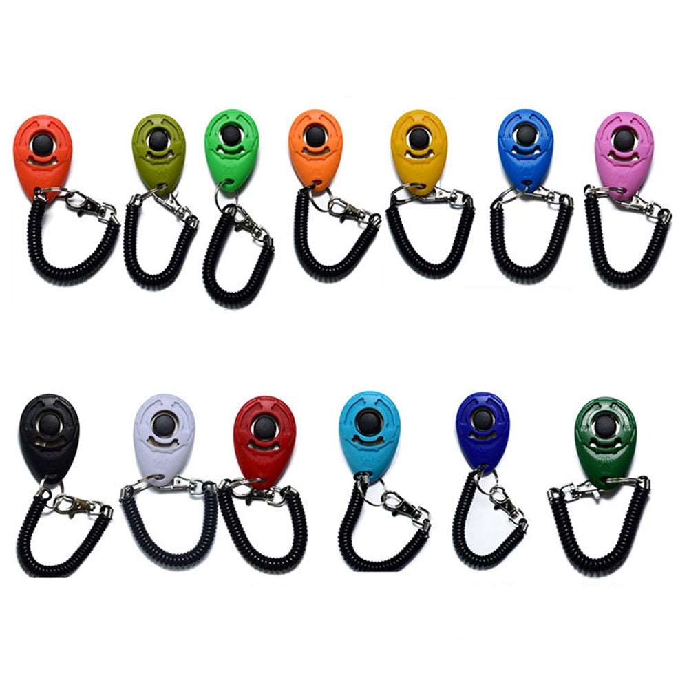 pet dog clicker training clicker with adjustable sound comfortable grip