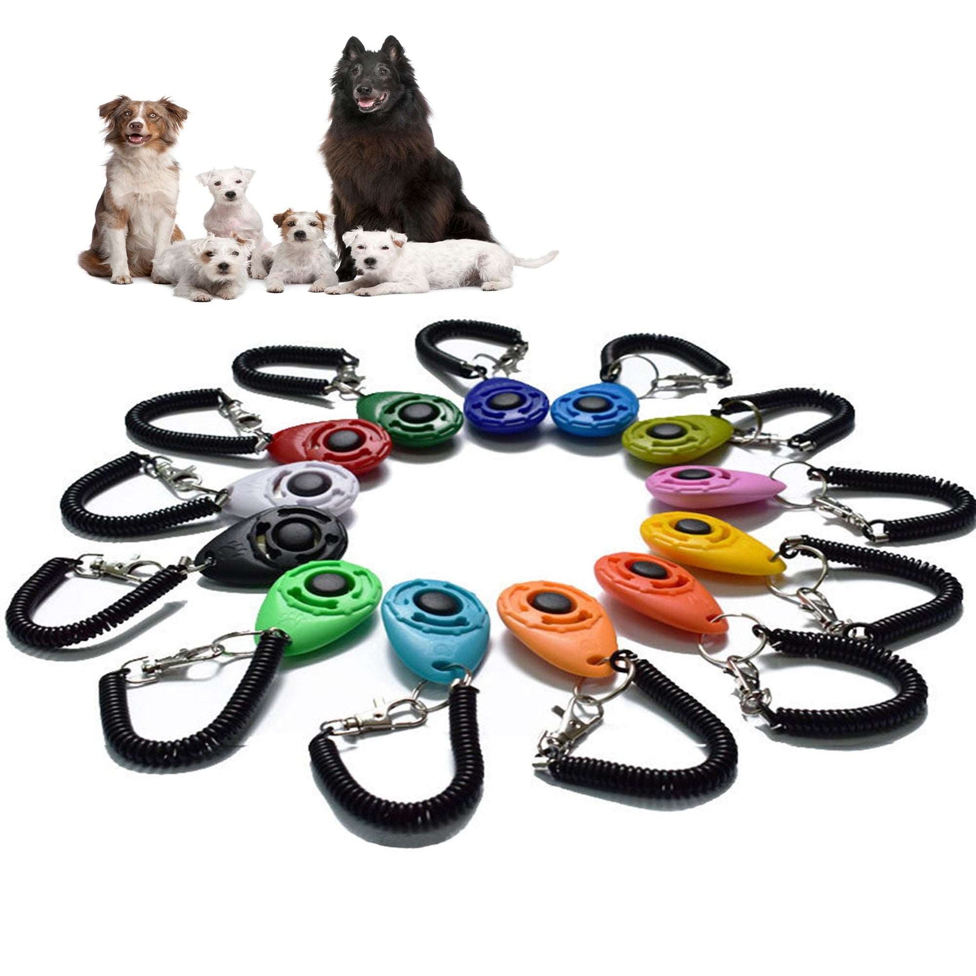 pet dog clicker training clicker with adjustable sound comfortable grip