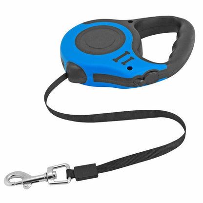 retractable dog leash with brake and lock system